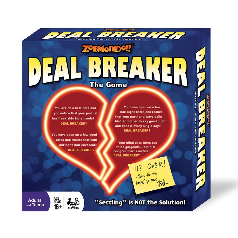 Zobmondo!! Deal Breaker Adult Party Dating Card Game, Adult Games for Game Night and Date Night - Image 1
